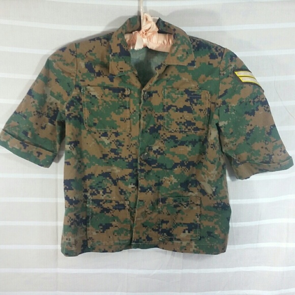💞Cropped Army jacket One of a kind size S-L - Picture 1 of 5
